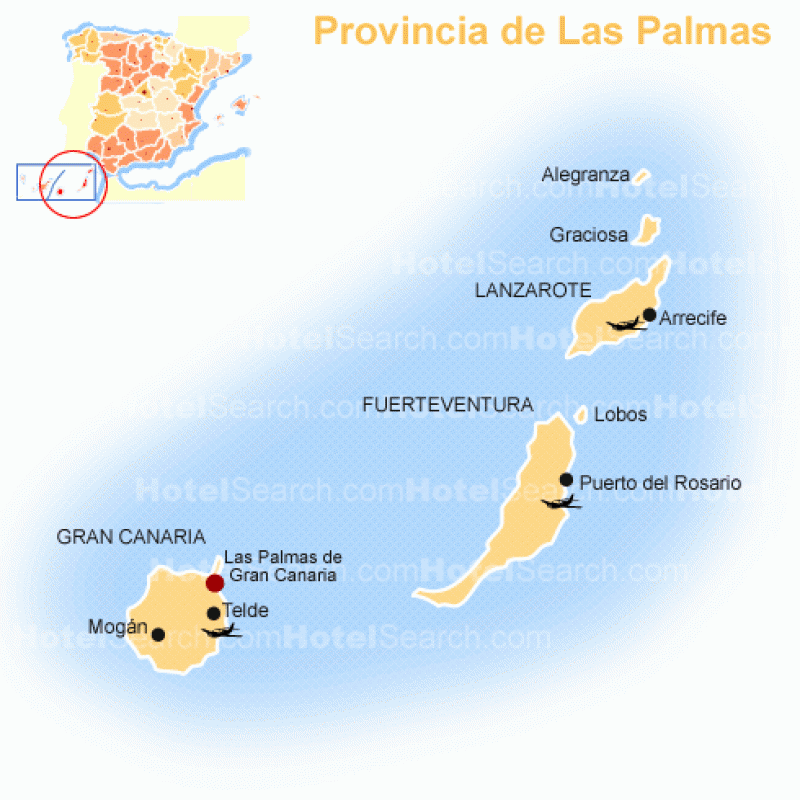 Portul Las Palmas, Insulele Canare