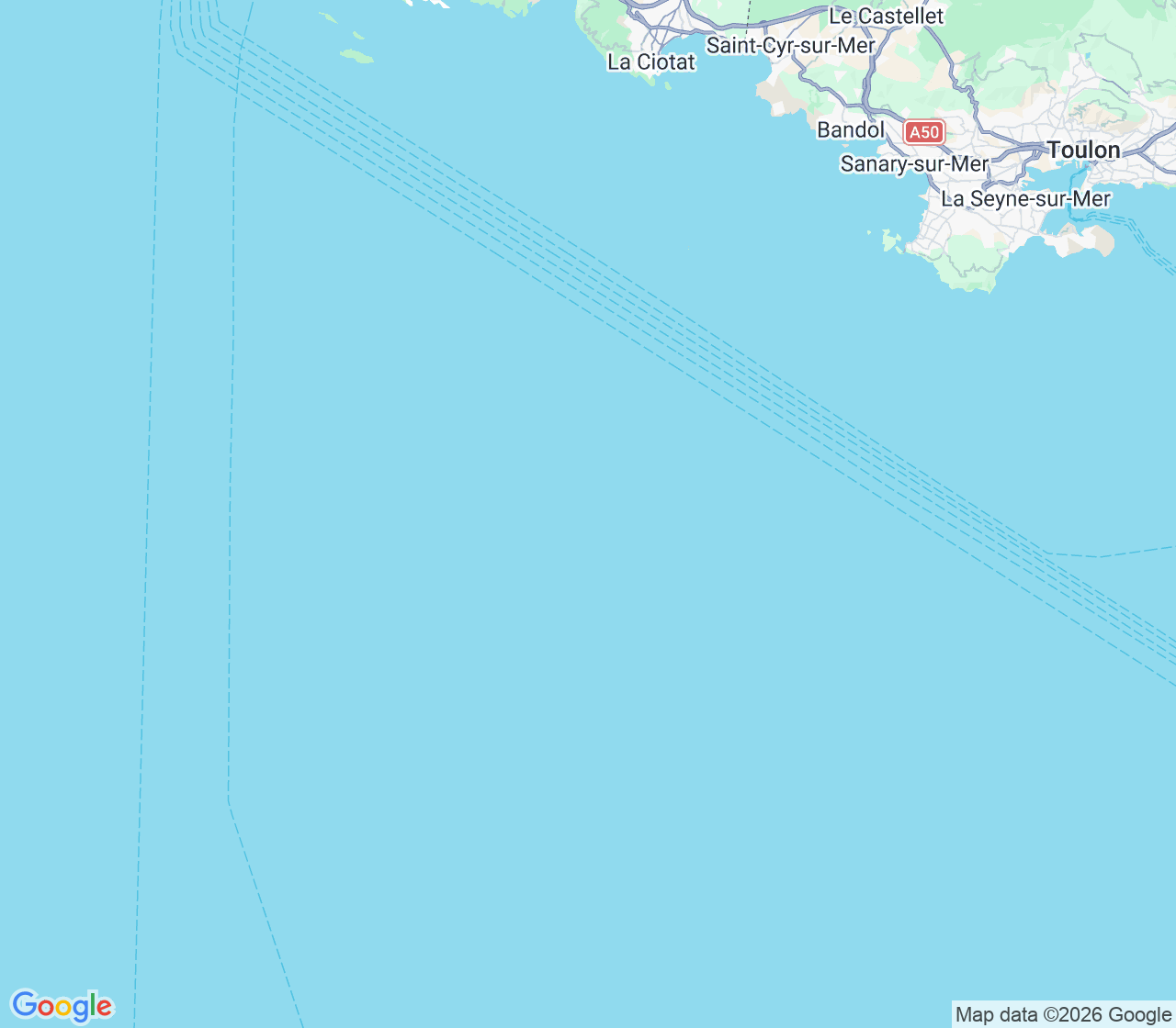 Harta itinerariu Croaziera 2026 - Mediterana (Genova, Italia) - MSC Cruises - MSC Euribia - 2 nopti