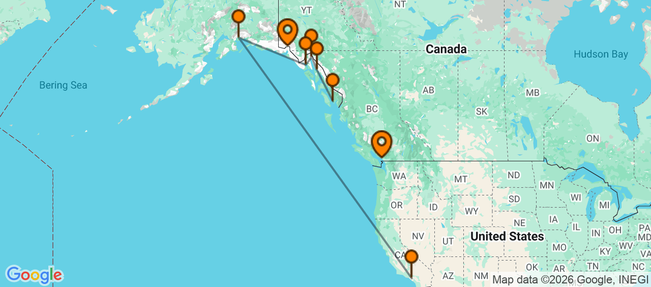 dal travel Vancouver – Croazieră de grup în Alaska