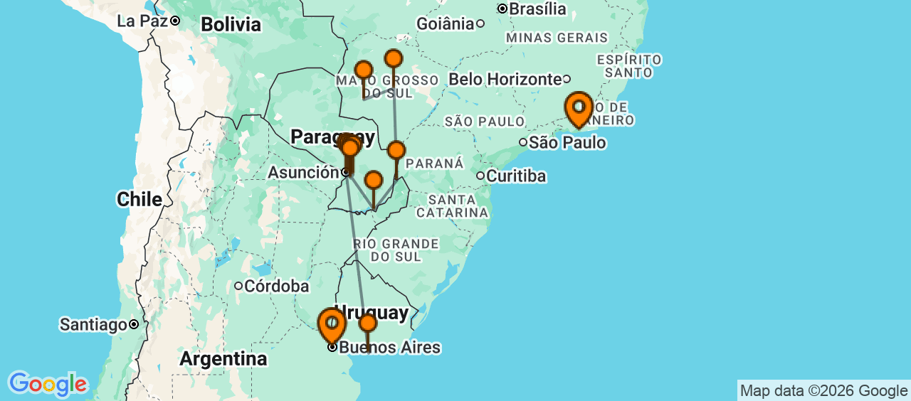 dal travel Argentina – Uruguay – Paraguay – Brazilia