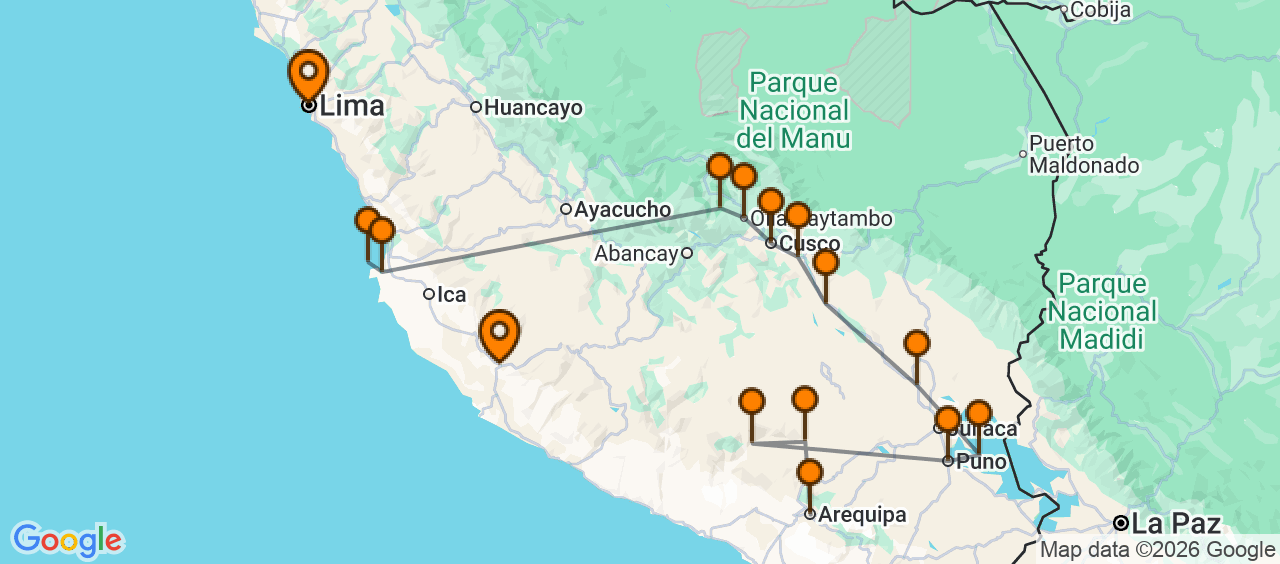 dal travel Peru de la Pacific la Anzi și culorile Palcoyo