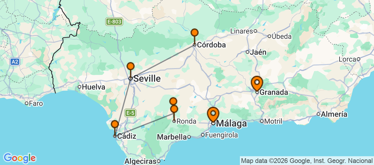dal travel Spania: Andaluzia Autentică