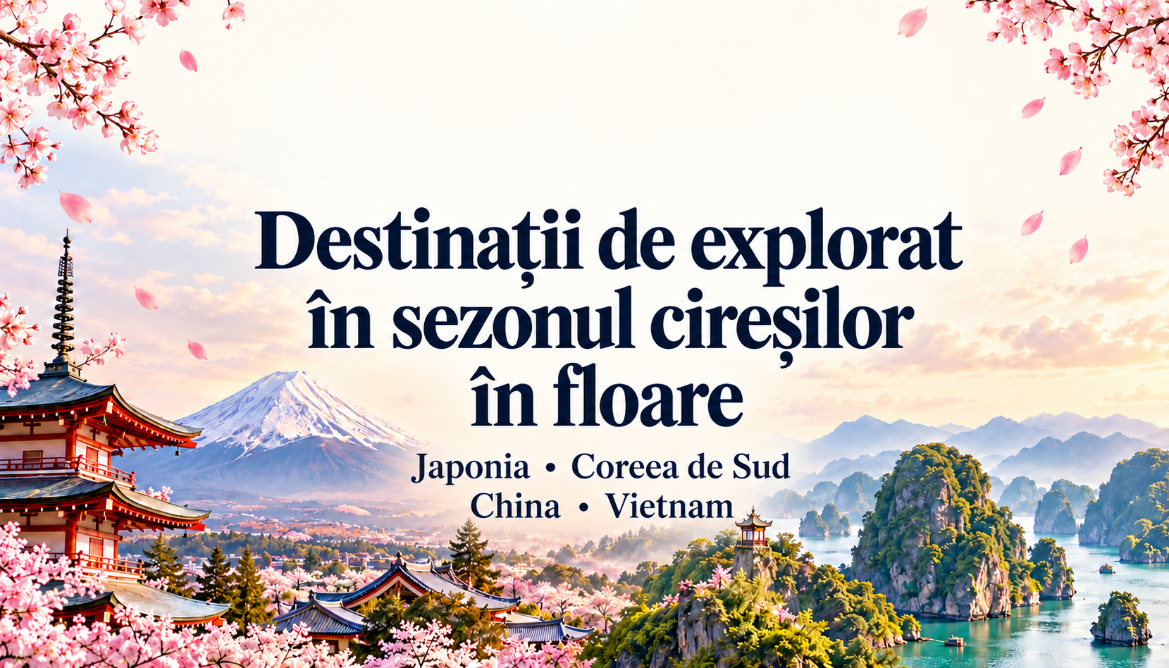 Destinații de explorat în sezonul cireșilor în floare